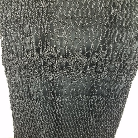 Kroshetta by Papillon dress maxi black crochet L - Picture 4 of 10